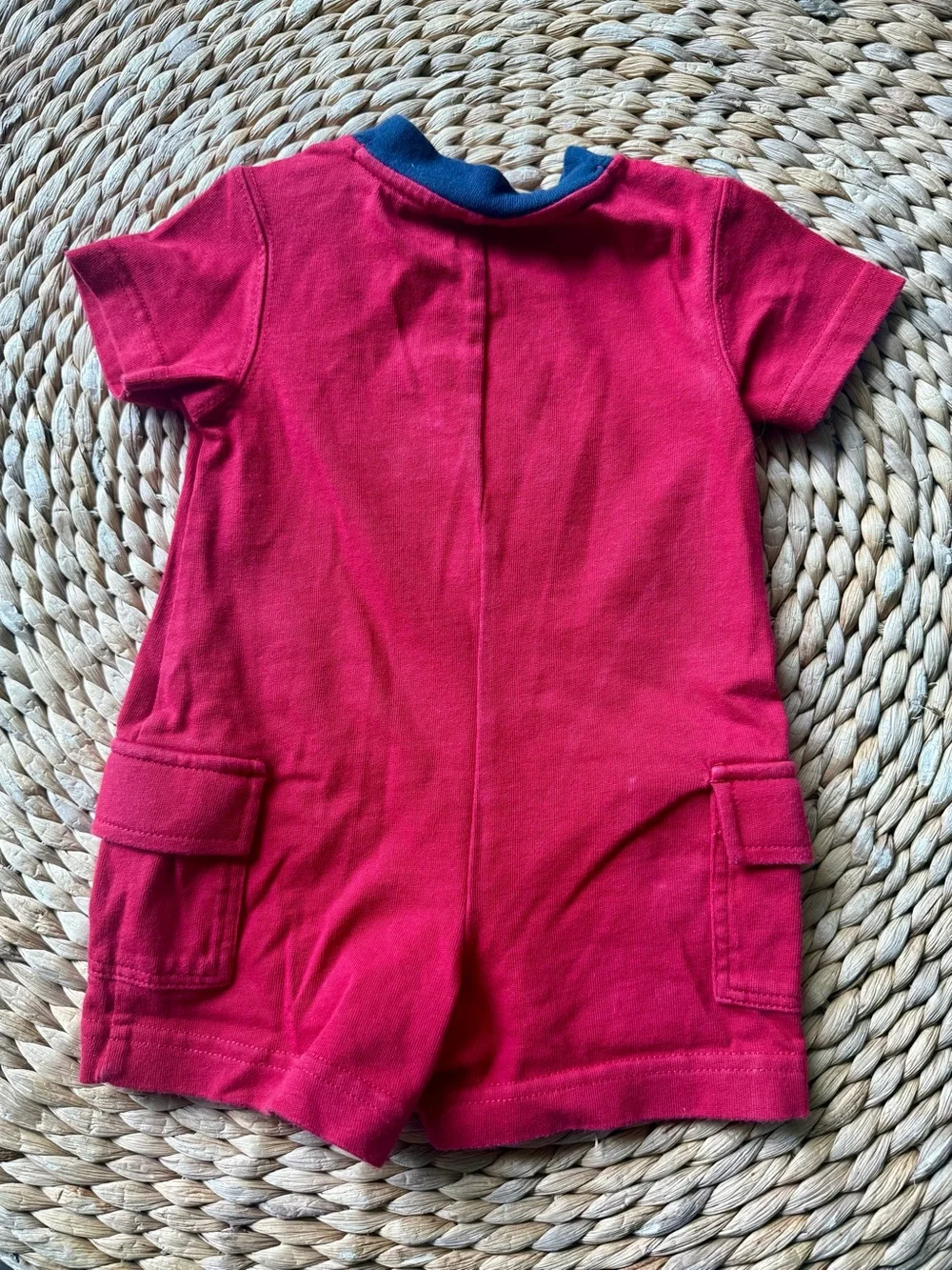 Gymboree Crab Shack Line “Crabby” Romper Sz 0-3 Months